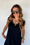 Relaxed Summer Split Hem Dress