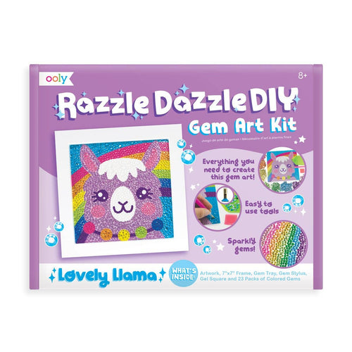 Ooly - Razzle Dazzle D.iy. Gem Art Kit: Lovely Llama