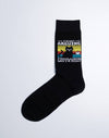 Men's I'm Not Arguing I'm Explaining Funny Cat Crew Socks