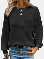 Round Neck Long Sleeve T-Shirt*