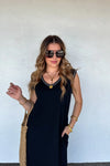 Relaxed Summer Split Hem Dress