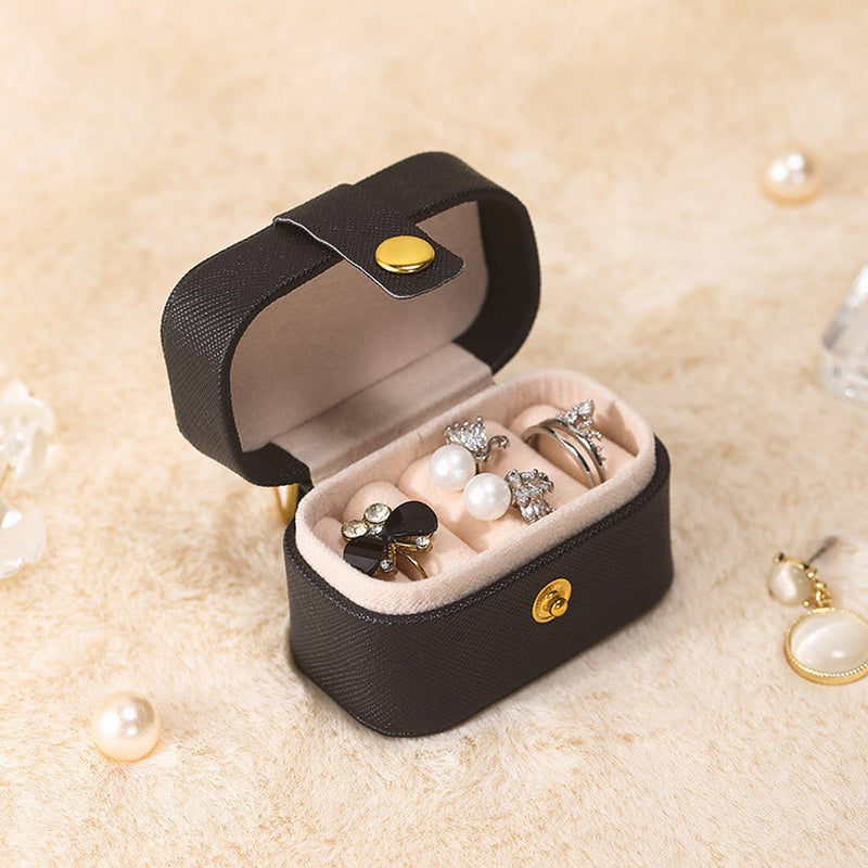 Portable Earring Storage Box - Black