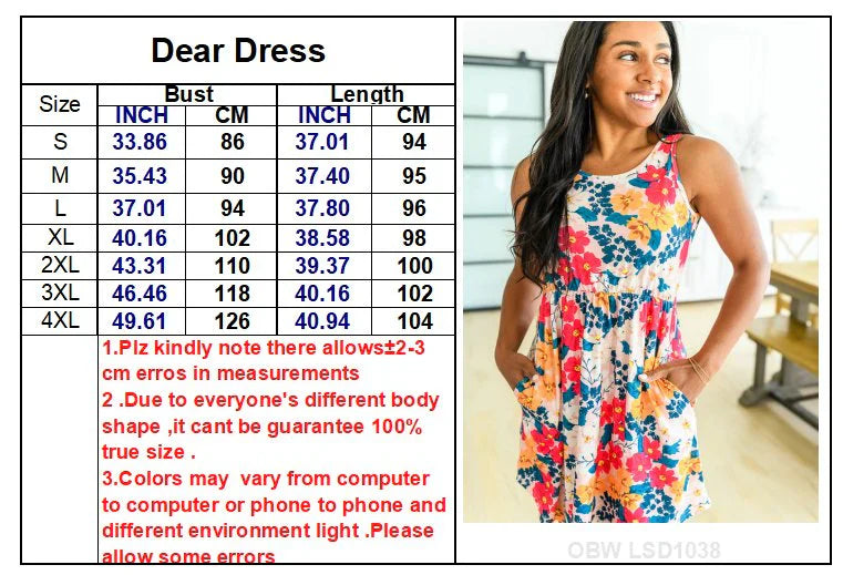 Dear Dress in Assorted Prints