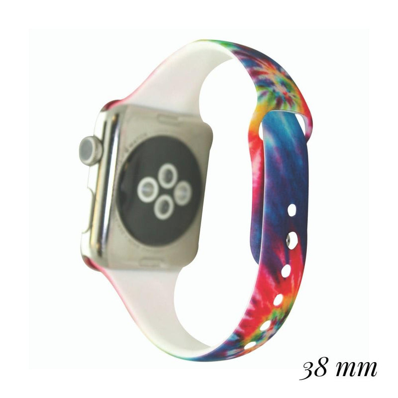 Rainbow Tie Dye Watch Band 38Mm