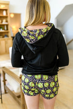 Audre Half Zip Hoodie in Three Prints