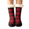 Buffalo Plaid Sherpa Socks