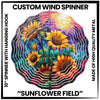 Wind Spinner - Sunflower Field