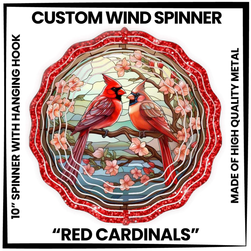 Wind Spinner - Red Cardinal