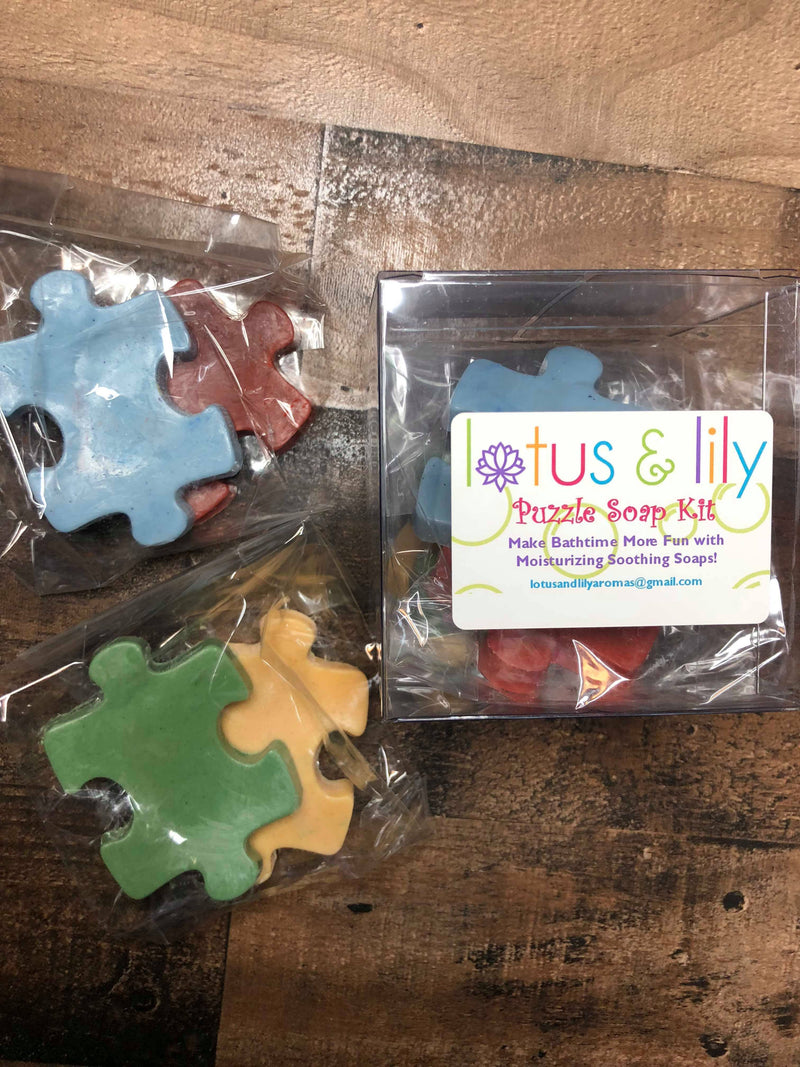 Lotus & Lily Soap Puzzle Pieces