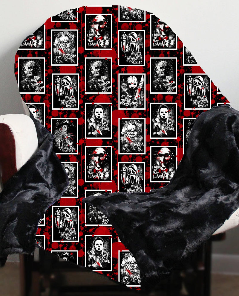 Horror Cards Minky Blanket