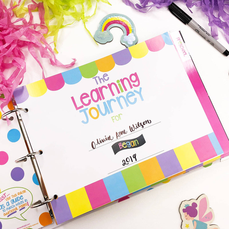 Denise Albright® - Class Keeper® School Days Memory Book | Open Stock: Primary Stripes