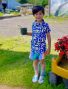 Pals Socks - Rainbowface & Mr. Gray Mismatched Kids Non-Slip Socks
