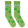 Puff Puff Pass - Men's Crew Folded Socks