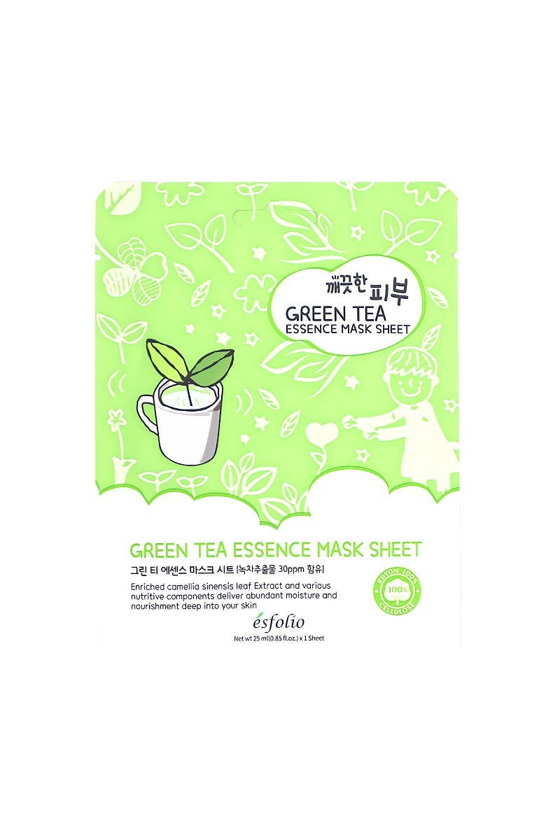 Green Tea Essence Facial Mask Sheet