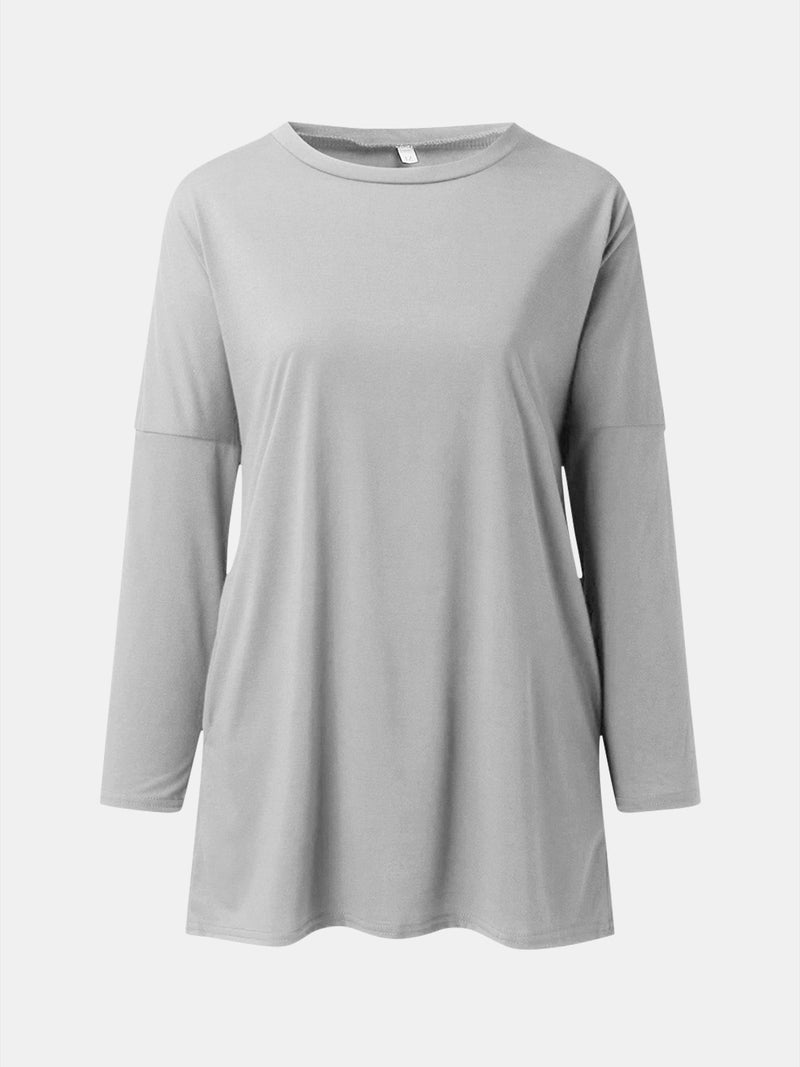 Round Neck Long Sleeve T-Shirt