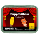 kittd - Puppet Show On-the-Go Kids Pretend Play Set!
