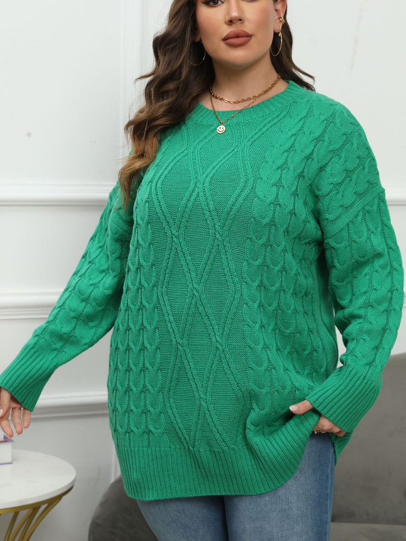 Round Neck Long Sleeve Sweater