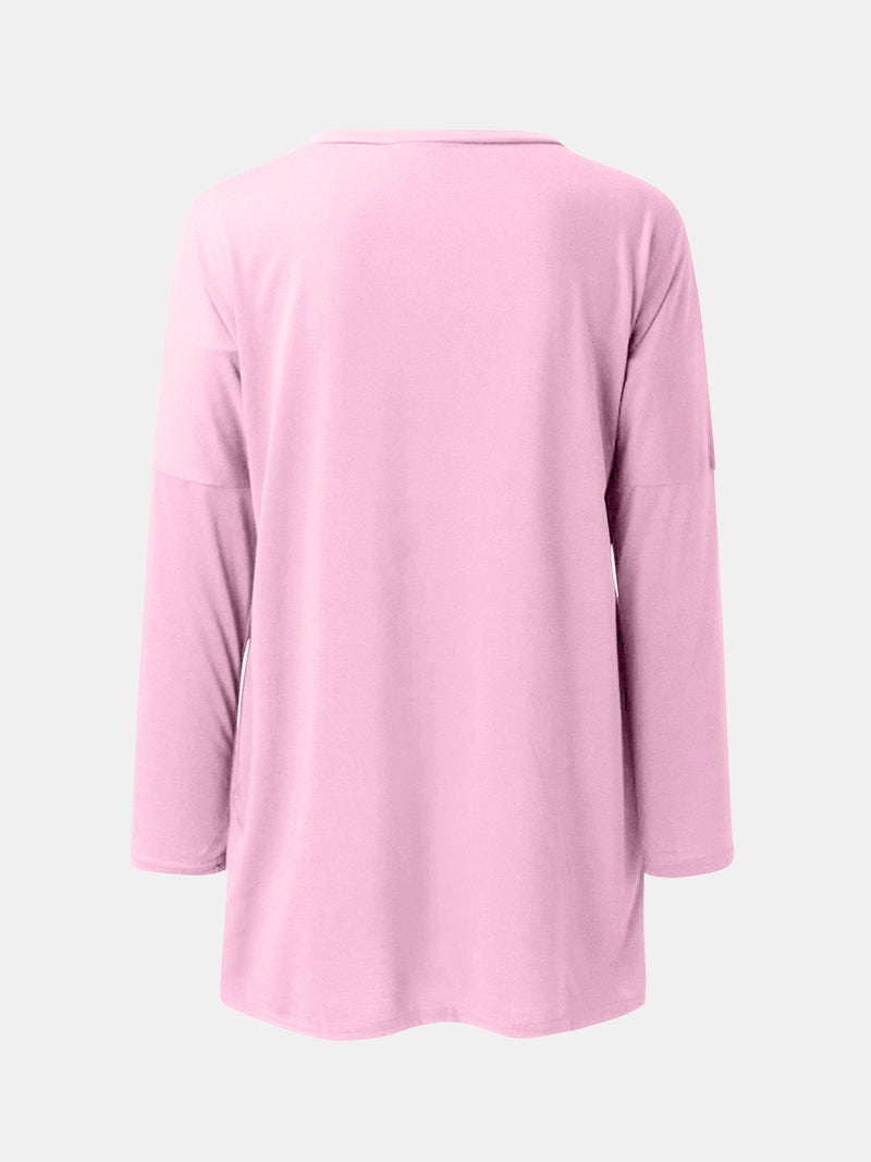 Round Neck Long Sleeve T-Shirt