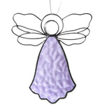 Angel Ornament Sun Catcher: Purple