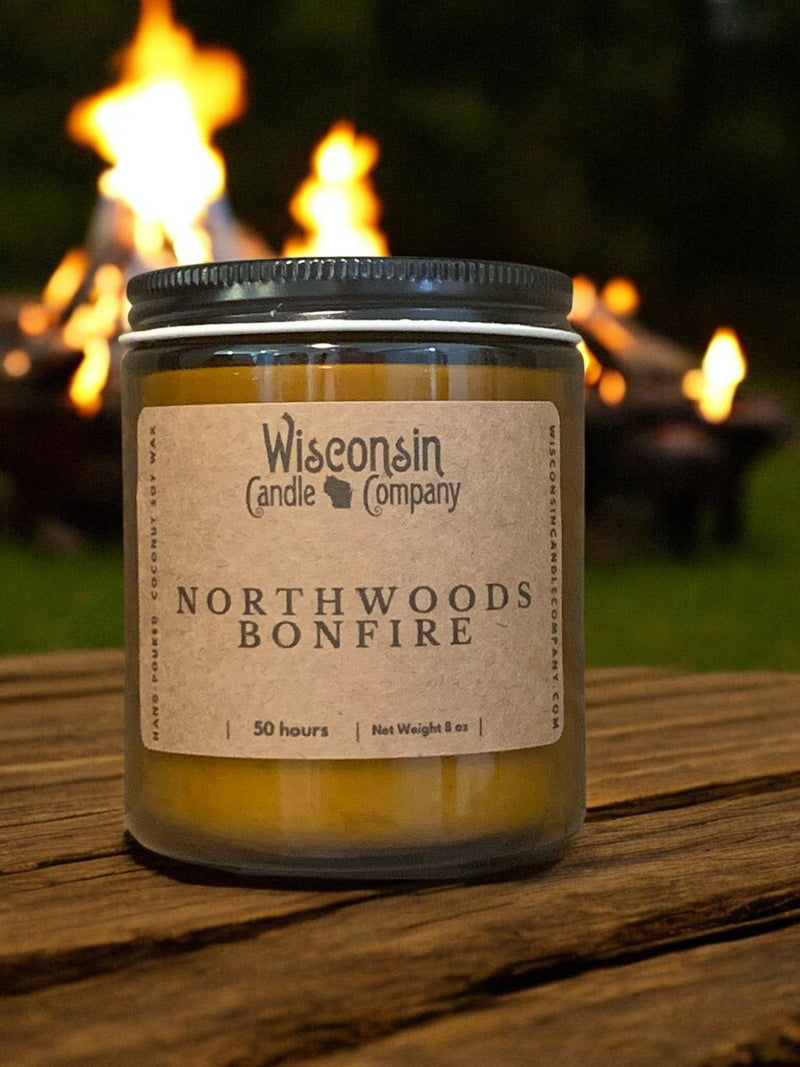 Wisconsin Candle Company - Northwoods Bonfire: 8 oz Jar