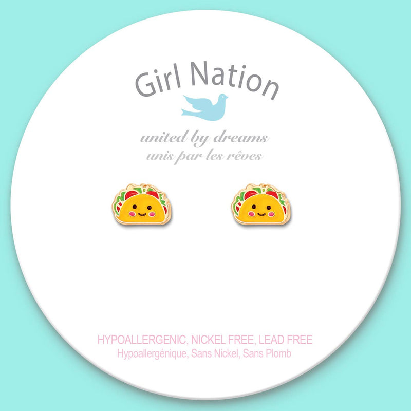 Girl Nation - Taco Belle Cutie Stud Earrings