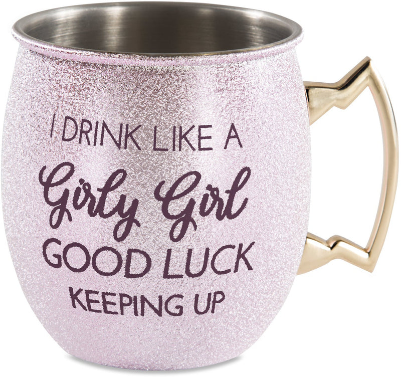 Girly Girl - 20 Oz Stainless Steel Moscow Mule
