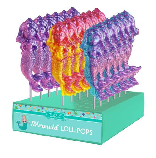 Glitter Swirl Mermaid Lollipops