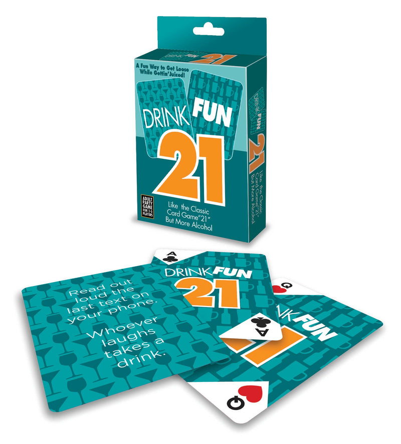 Little Genie Productions - Drink Fun 21- Drinking Blackjack Style Card Game For Adults