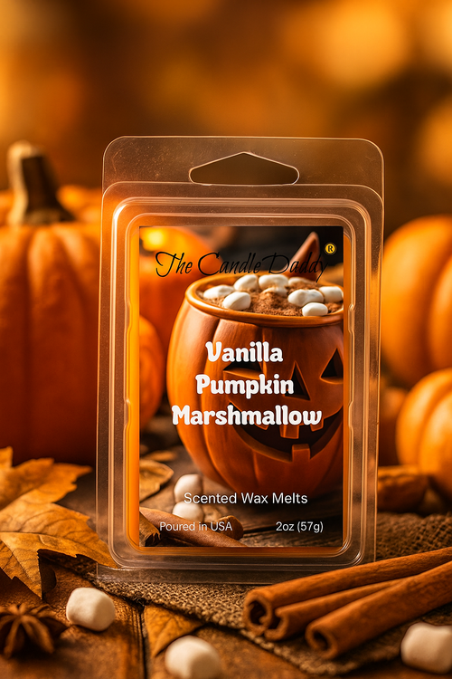 The Candle Daddy - Vanilla Pumpkin Marshmallow Maximum Scented Wax Melt