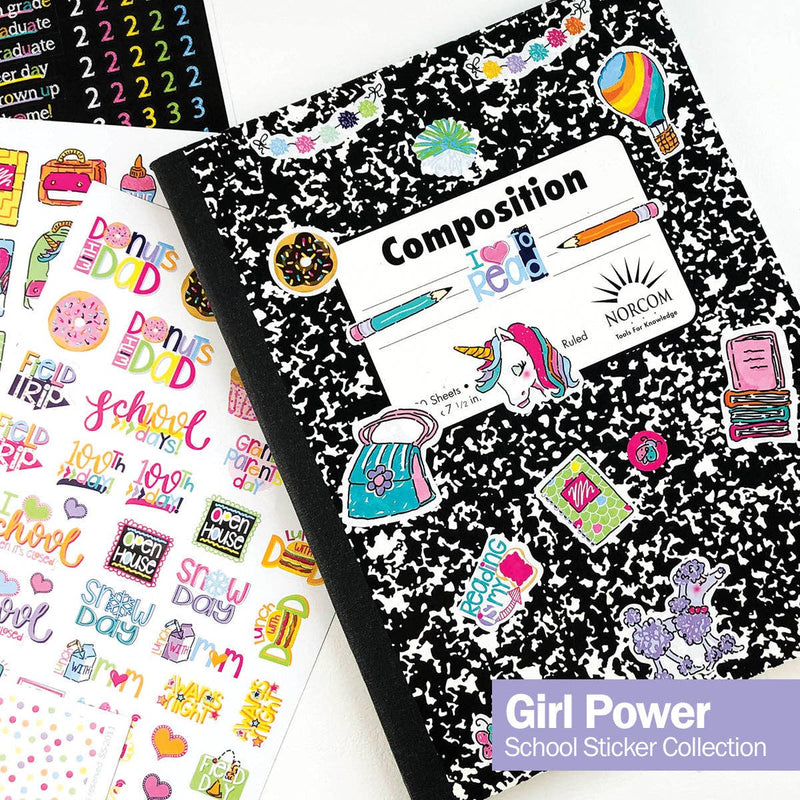 Denise Albright® - Girl Power Stickers for School Events