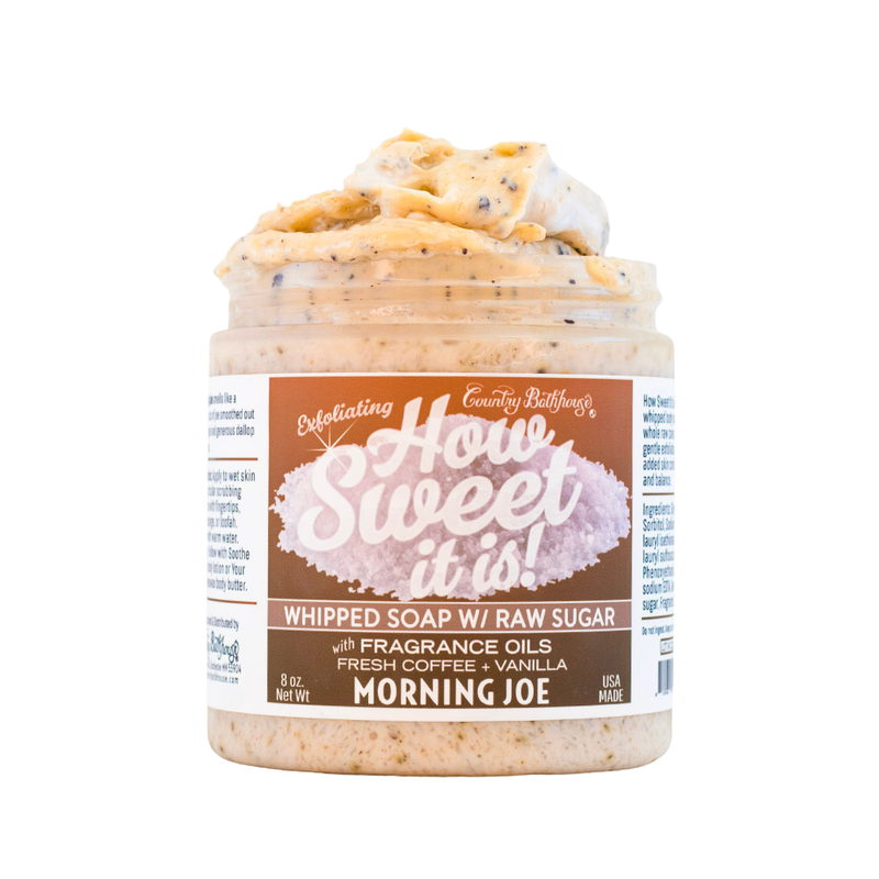 Country Bathhouse Wholesale - How Sweet It Is Whipped Soap With Raw Sugar Morning Joe