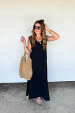 Relaxed Summer Split Hem Dress