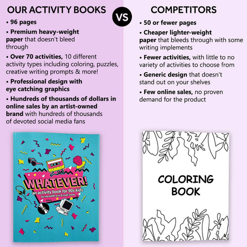 Boredwalk - Whatever! An Activity Book for 90s Kids