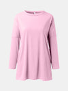 Round Neck Long Sleeve T-Shirt