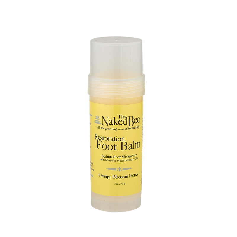 The Naked Bee - 2 oz. Orange Blossom Honey Restoration Foot Balm