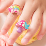 Girl Nation - Mushroom Meadow Adjustable Ring with Gift Box