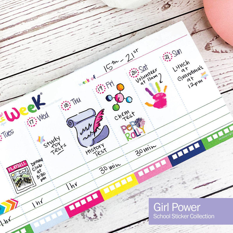 Denise Albright® - Girl Power Stickers for School Events