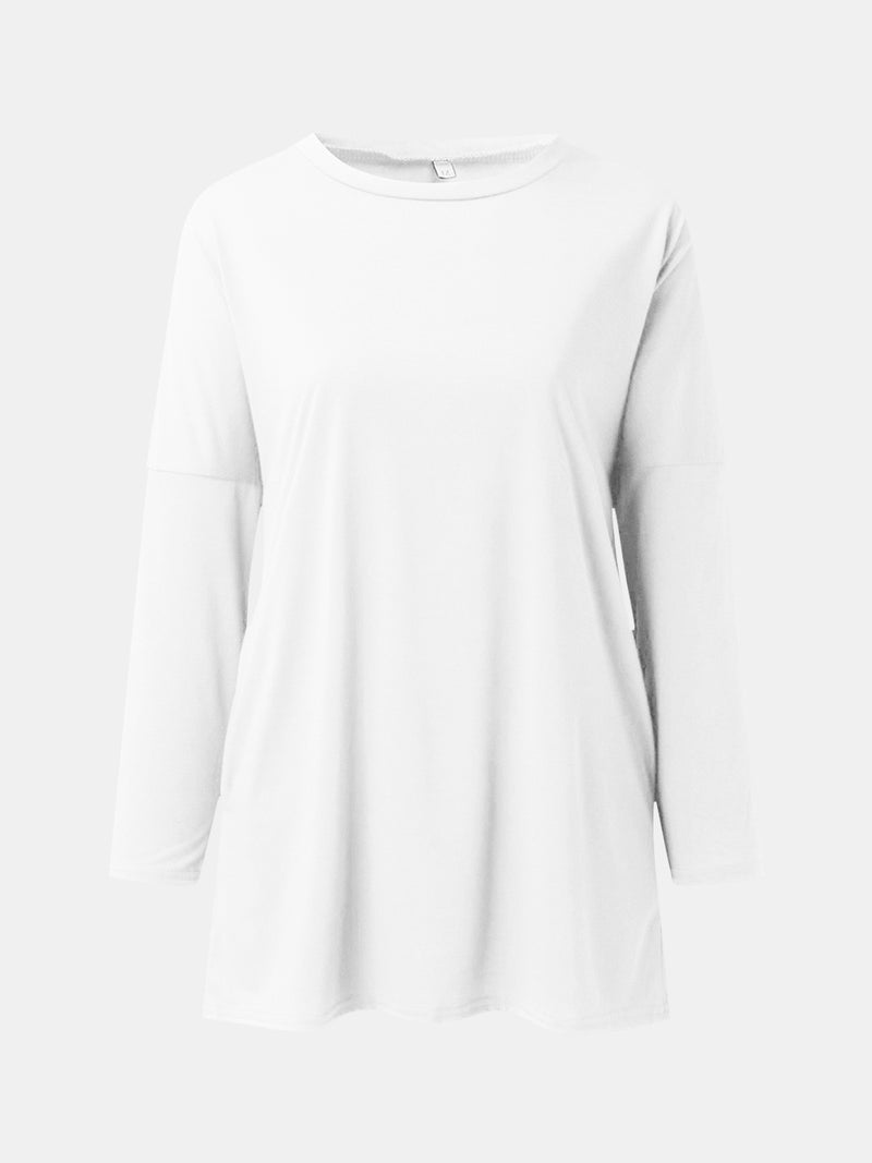 Round Neck Long Sleeve T-Shirt