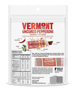 Vermont Smoke and Cure - Uncured Pepperoni Turkey Mini Go Packs