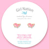 Girl Nation - CLIP ON Cutie Earrings- Dazzling Dolphin