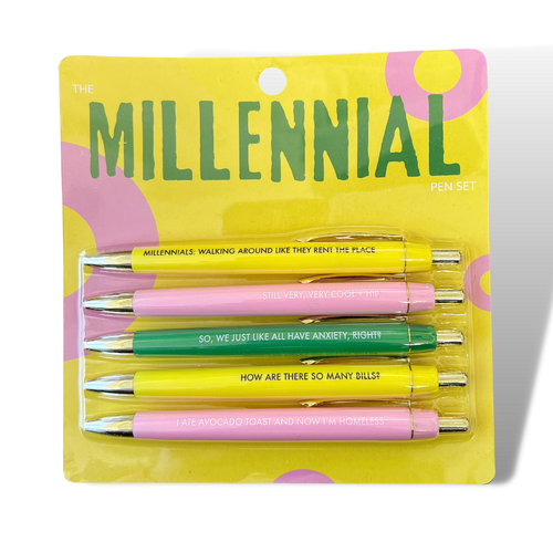 Fun Club - Millennial Pen Set (Funny)