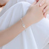 Dainty Cute Star Charm Bracelet in 925 Sterling Silver
