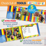 Denise Albright® - Class Keeper® School Days Memory Book | Open Stock: Primary Stripes