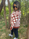 All Checkered Out Sweater in Four Colors