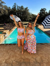Amalfi Blooms Swim Set
