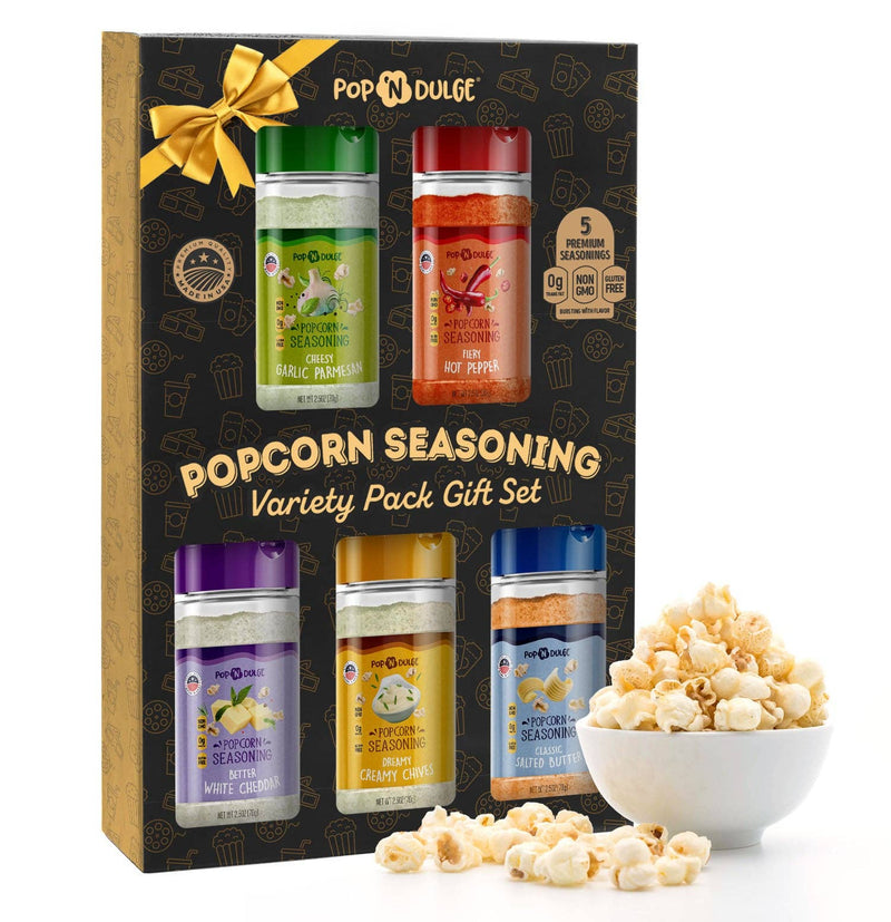 Pop 'N Dulge - Popcorn Seasonings Variety Pack Gift Set