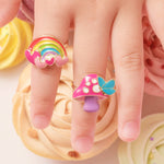 Girl Nation - Mushroom Meadow Adjustable Ring with Gift Box