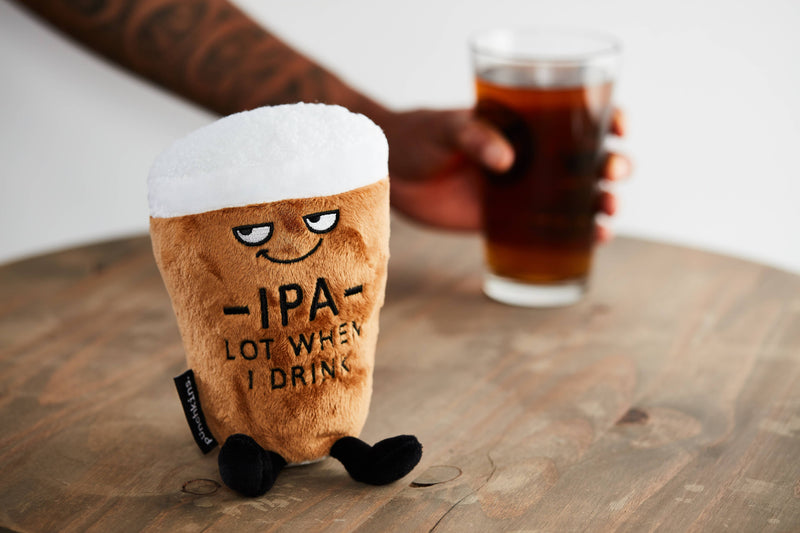 Punchkins - Ipa Lot When I Drink Novelty Plush Beer Gift