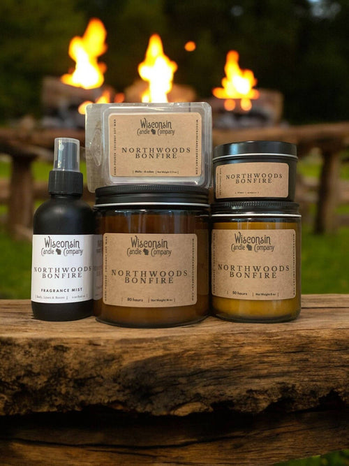 Wisconsin Candle Company - Northwoods Bonfire: Wax Melt 3 oz 6 cube