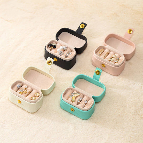 Portable Earring Storage Box - Pink